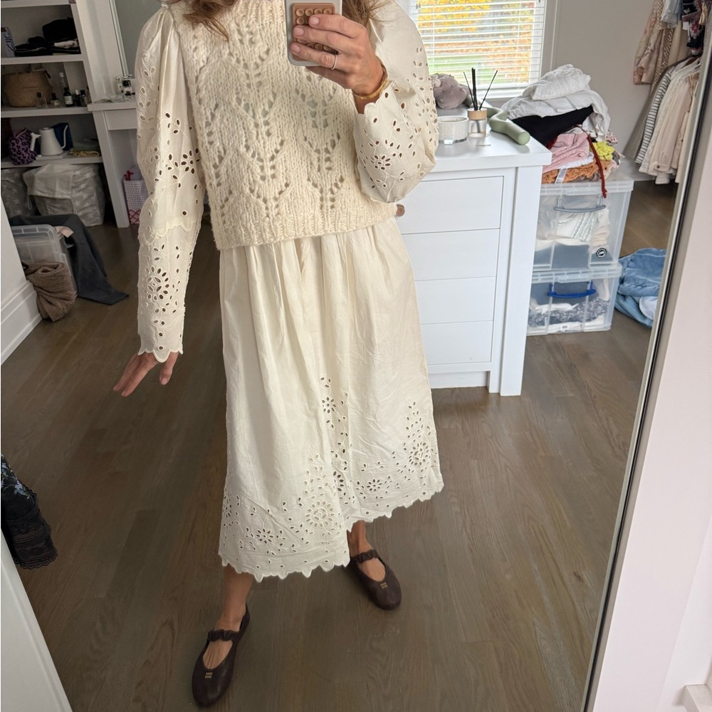 Sea New York Cream Knit Sweater